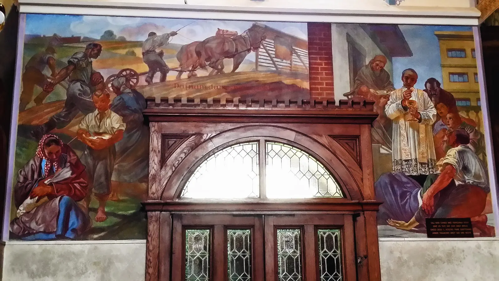 Frescoes in St Martin's Church